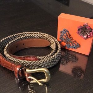 Brighton braided belt